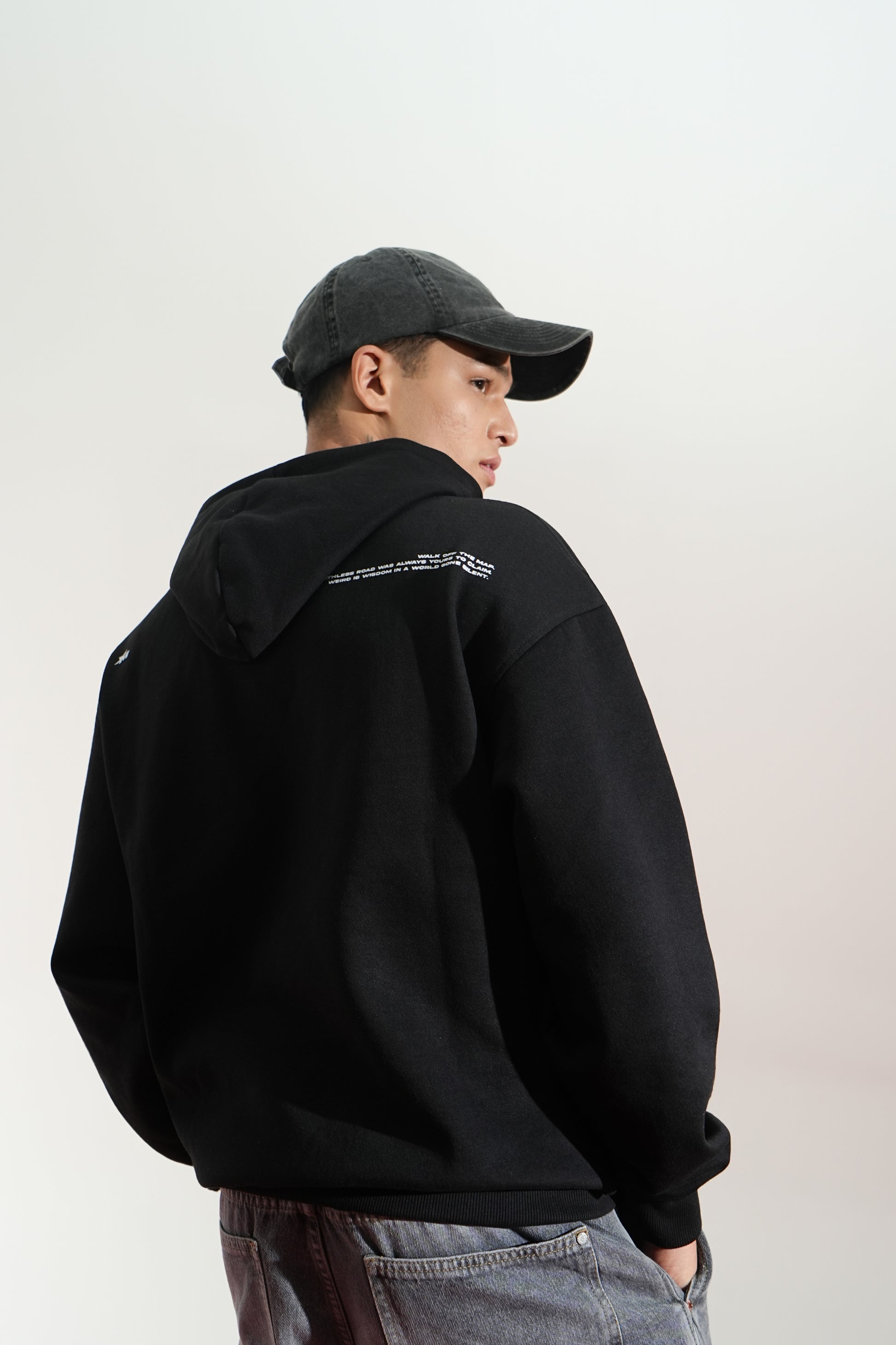 Buy BLACK AURA OVERSIZED HOODIE Online at Main Character India