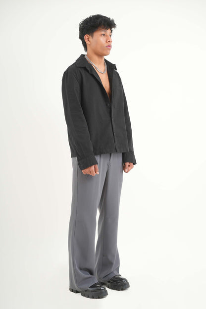 Smokey Grey Korean Pant