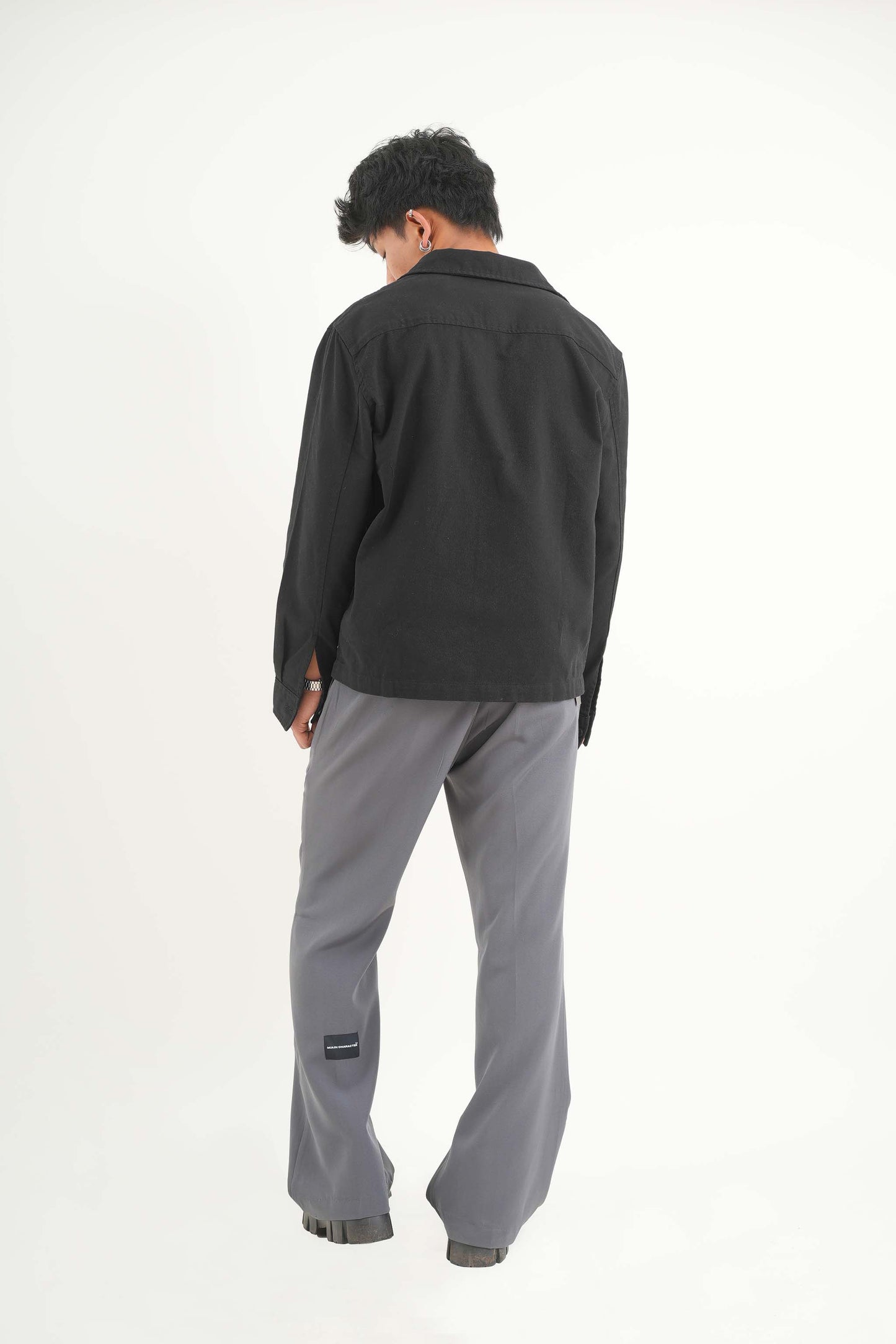 Smokey Grey Korean Pant