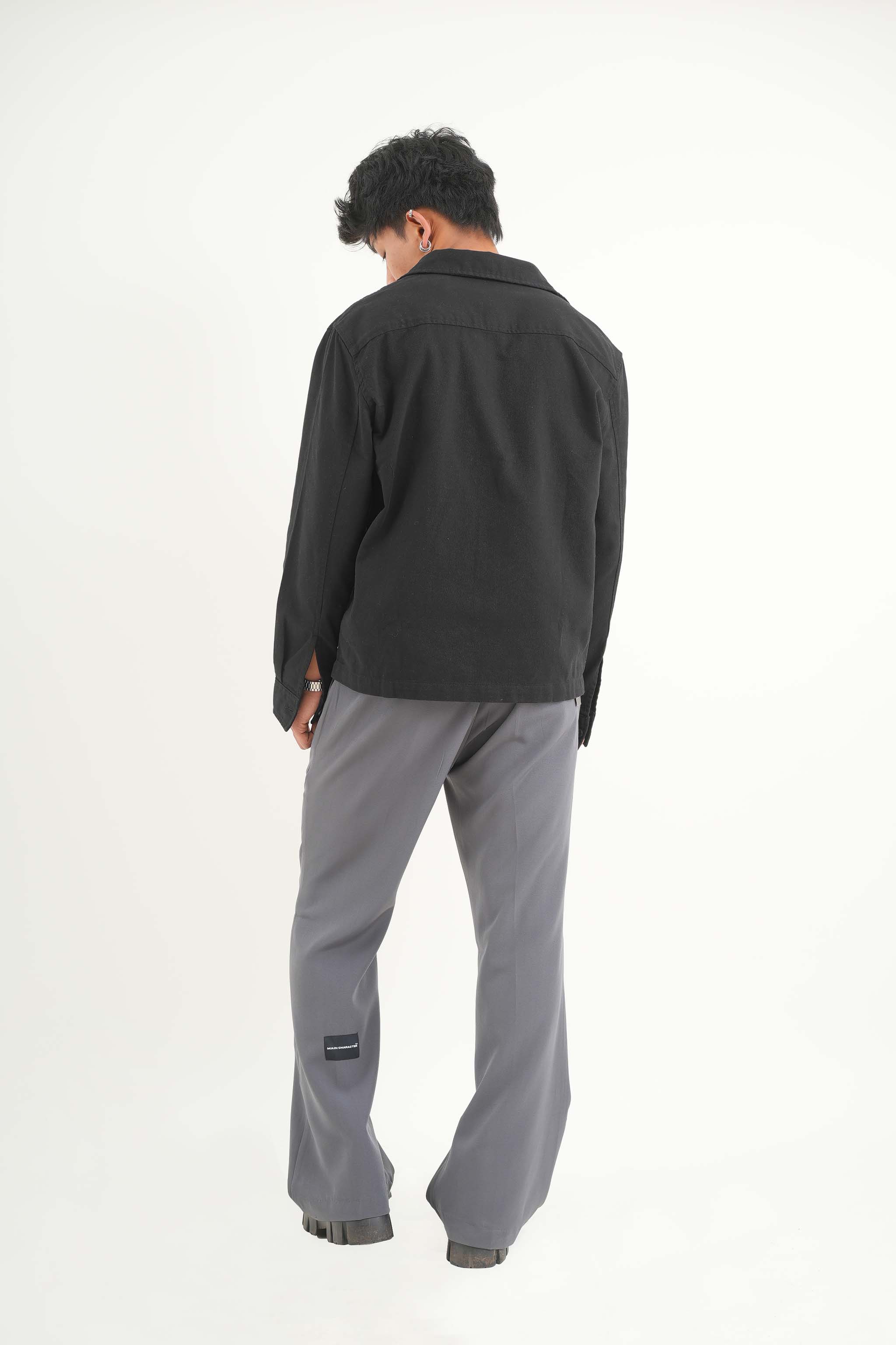 Smokey Grey Korean Pant