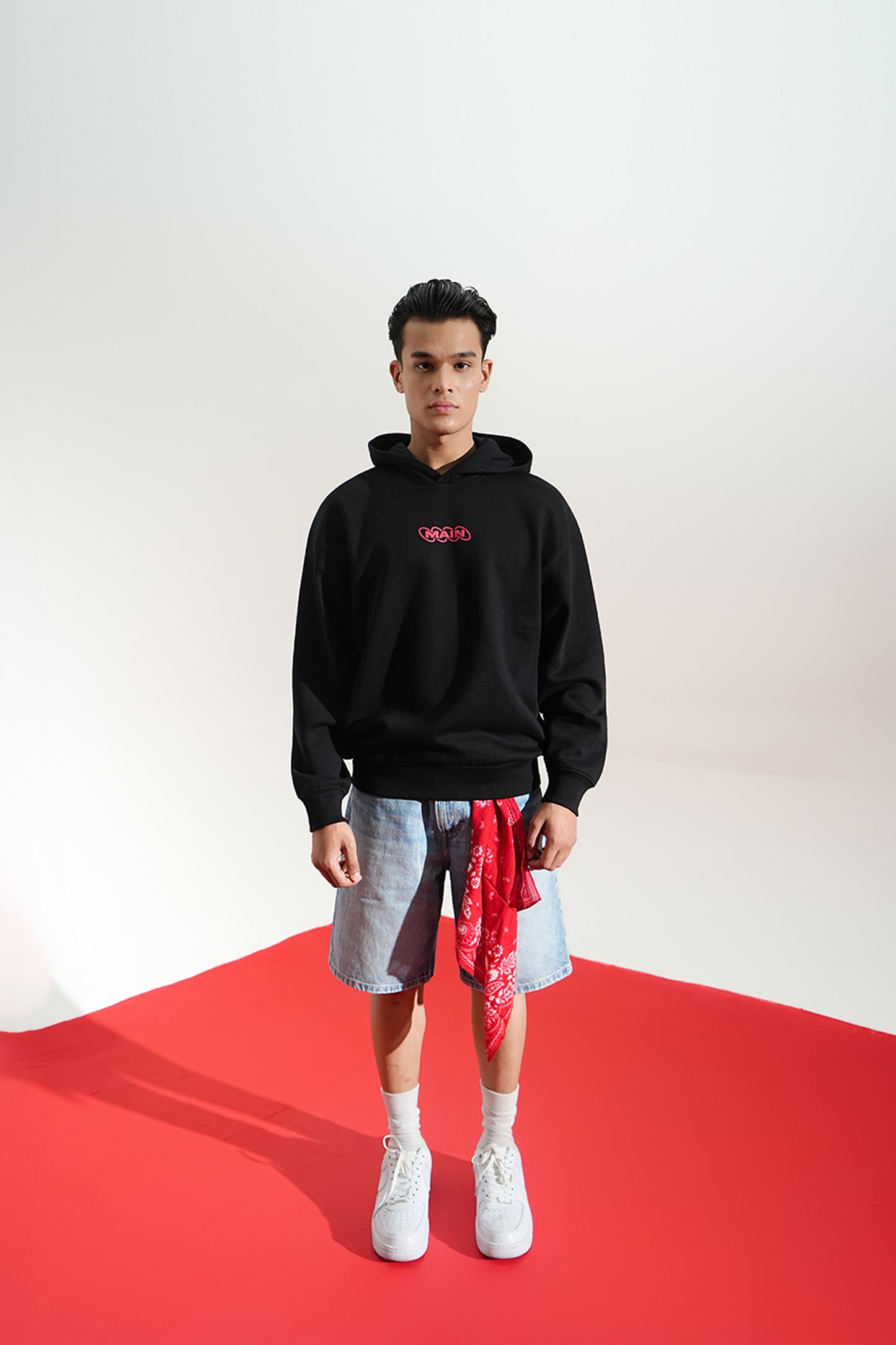 DIGITAL BLACKOUT OVERSIZED HOODIE