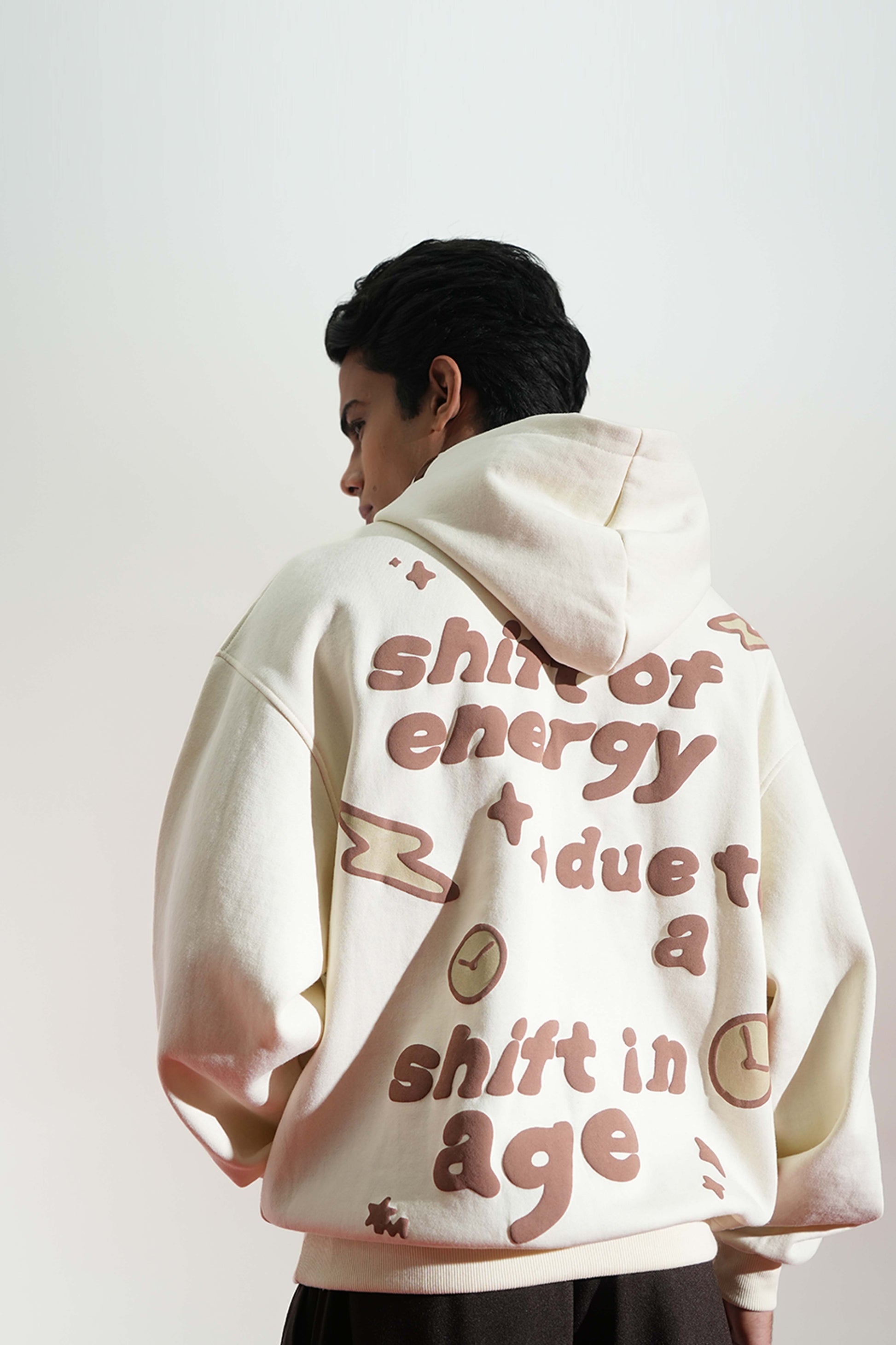 Buy SHIFT OF ENERGY OVERSIZED HOODIE Online at Main Character India