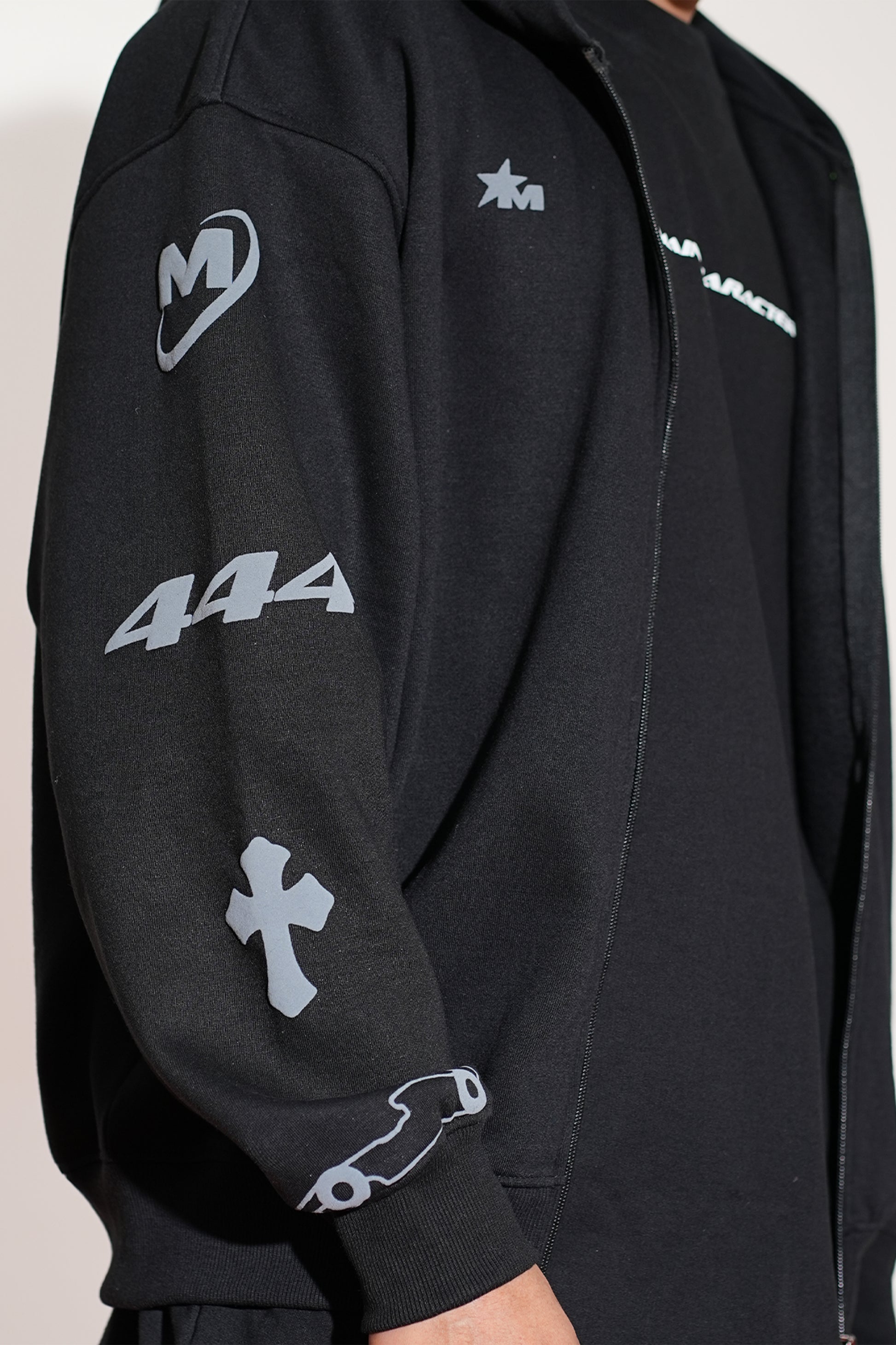 Buy IMPERIAL OVERSIZED ZIPPER HOODIE Online at Main Character India