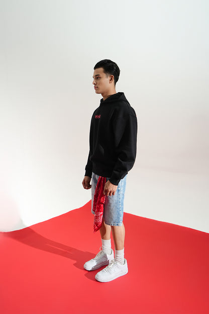 Buy DIGITAL BLACKOUT OVERSIZED HOODIE Online at Main Character India