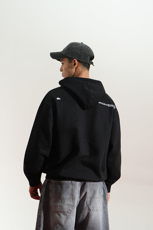 BLACK AURA OVERSIZED HOODIE - Buy Oversized Hoodies For Women Online in India at Main Character