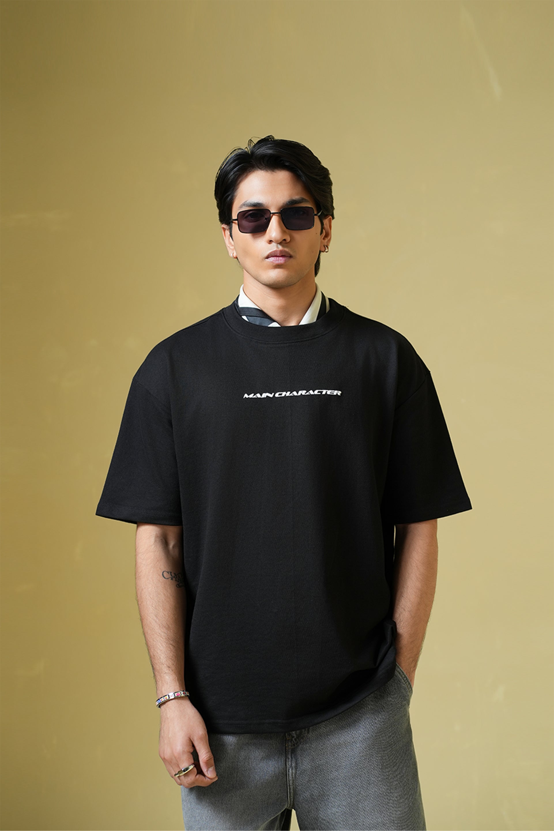 Buy Playlist Oversized T Shirt Online at Main Character India