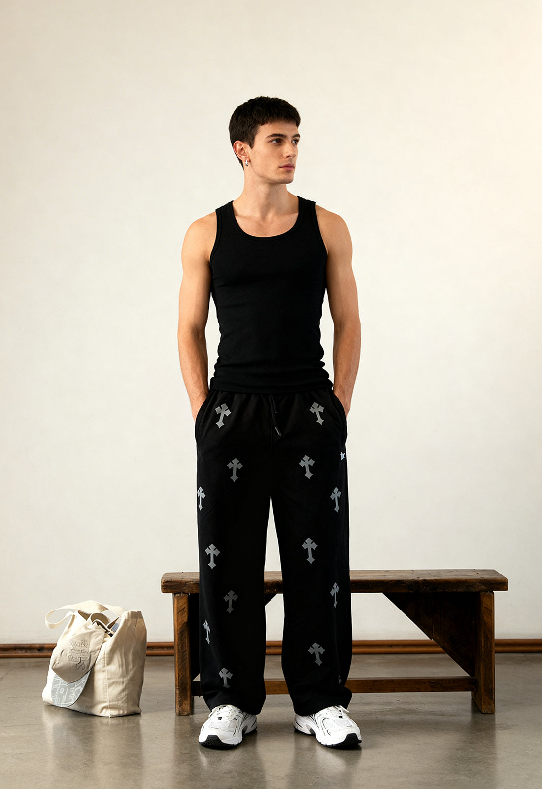 Gothic Cross Signature Cotton Pant