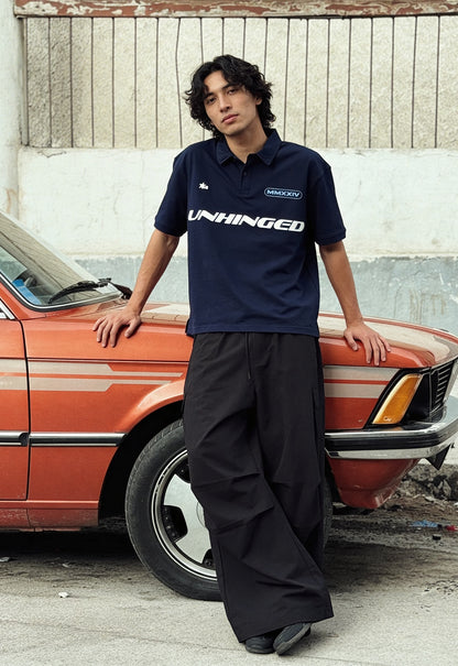 Unhinged Oversized Polo T-Shirt