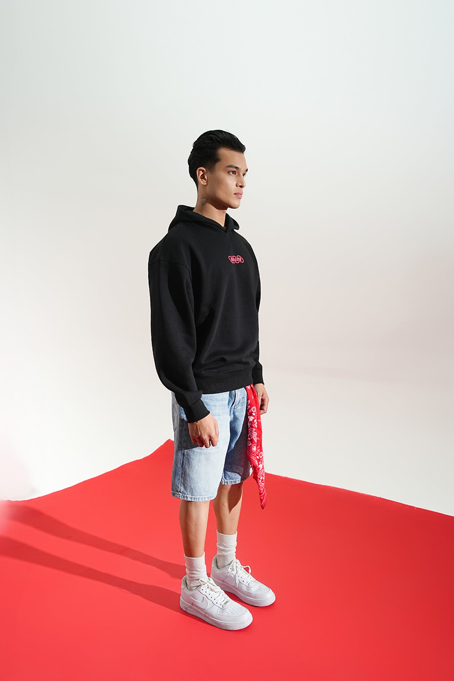 DIGITAL BLACKOUT OVERSIZED HOODIE
