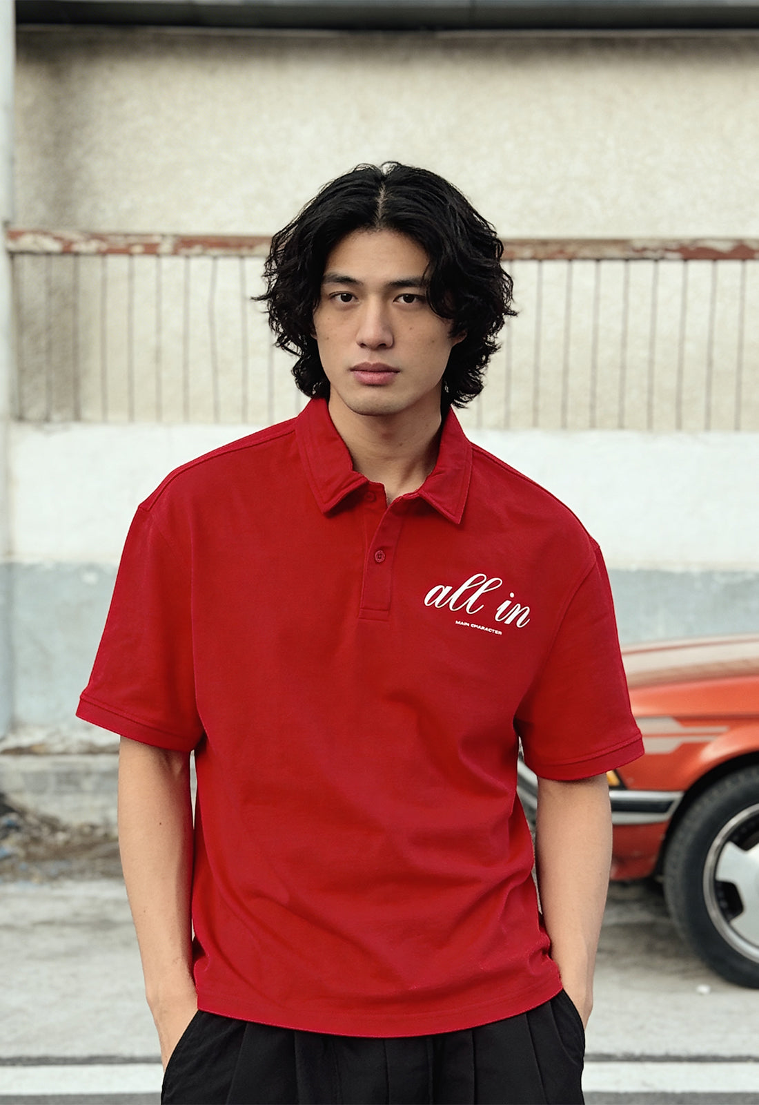 All In God's Plan Oversized Polo T-Shirt
