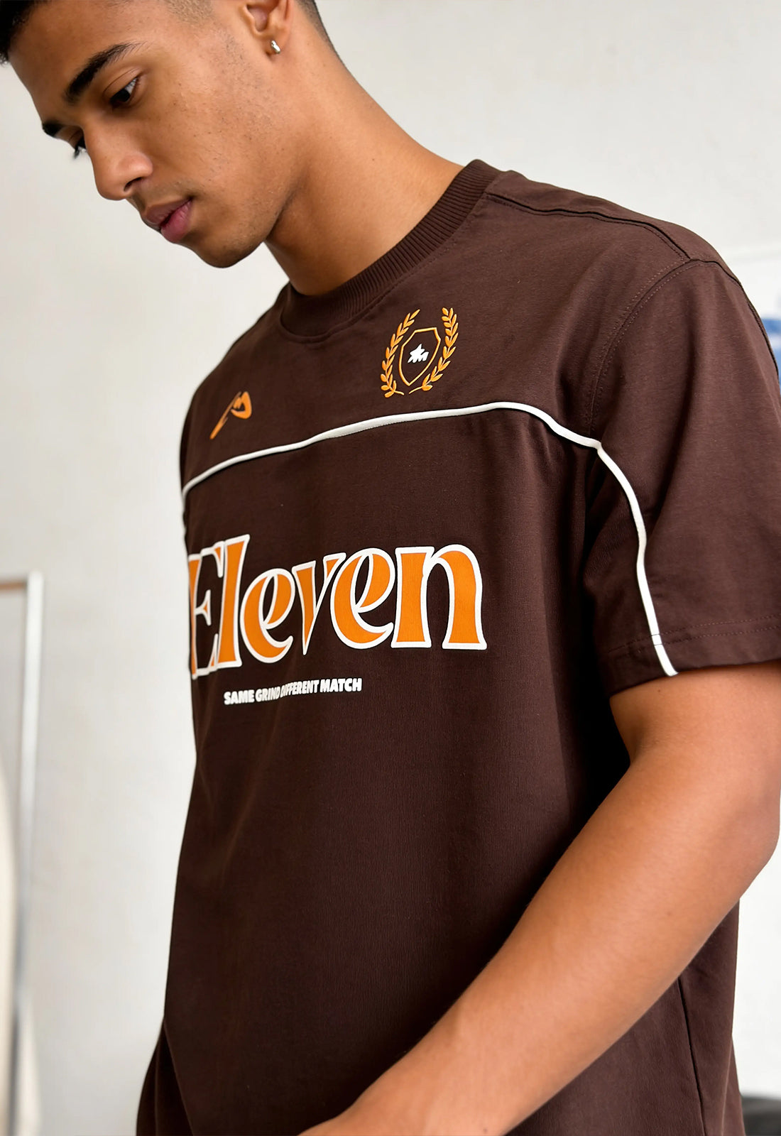 Eleven Piping Oversized T-Shirt