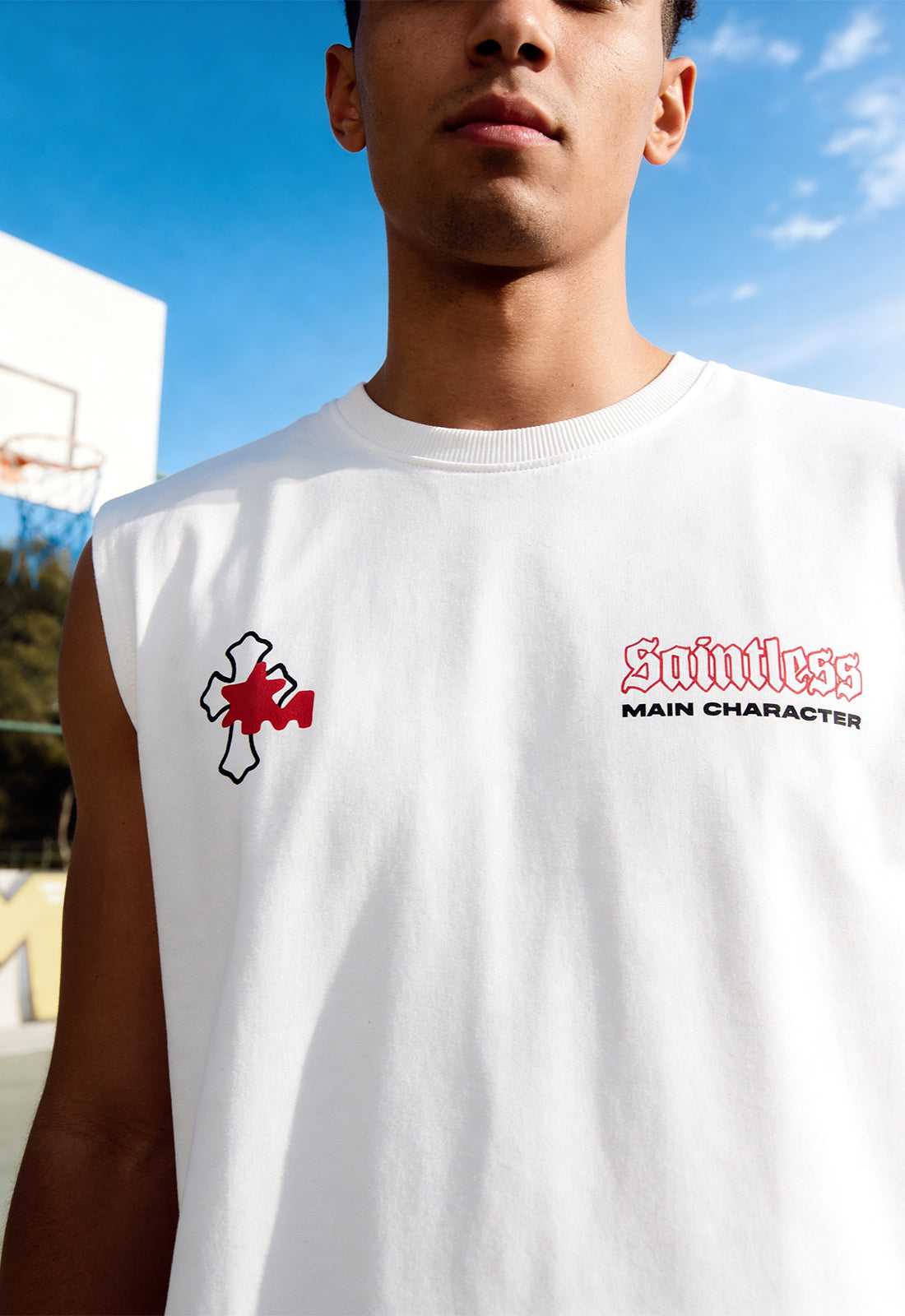 Saintless White Vest
