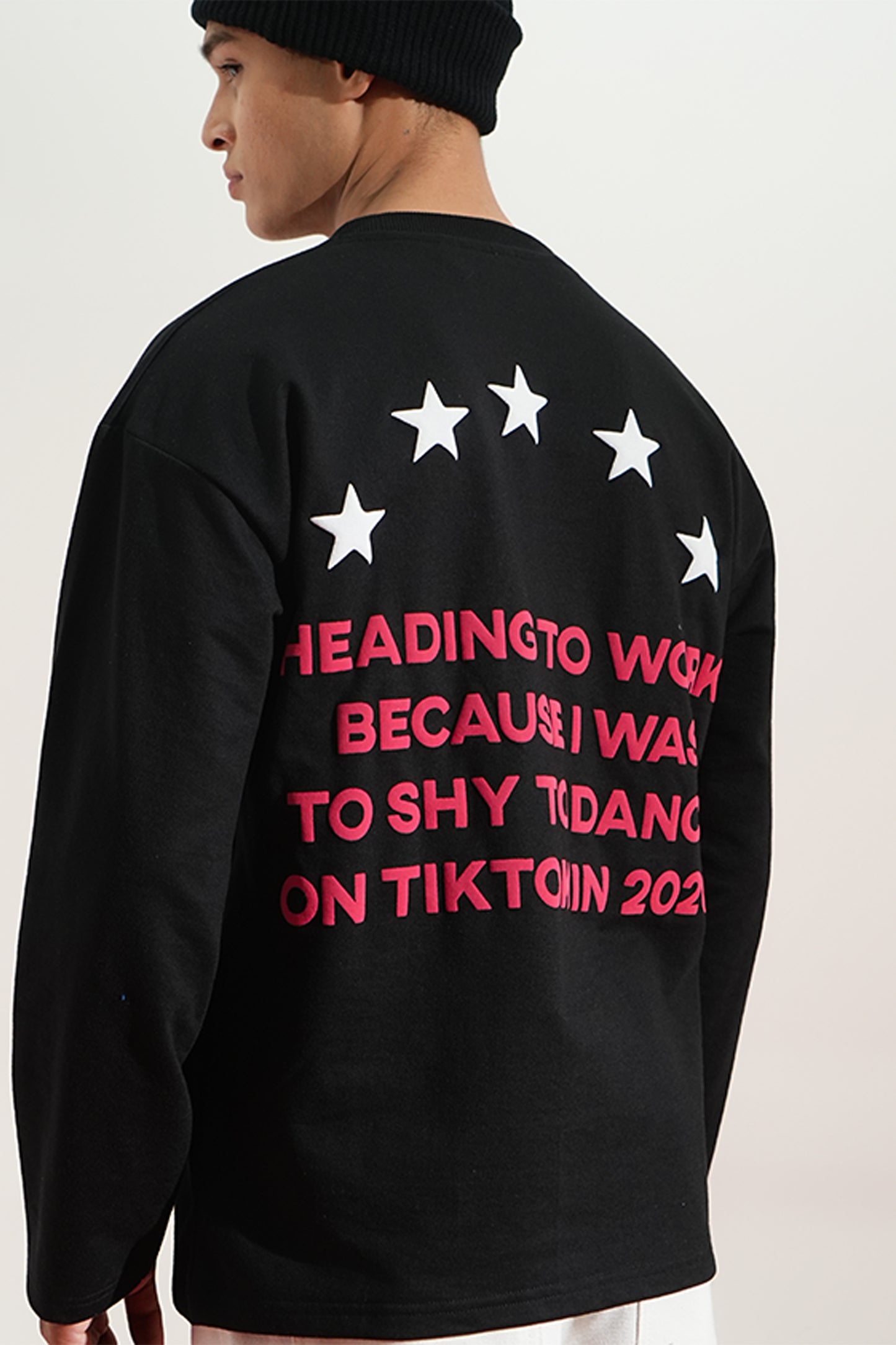 HEADING TO WORK SWEAT T-SHIRT