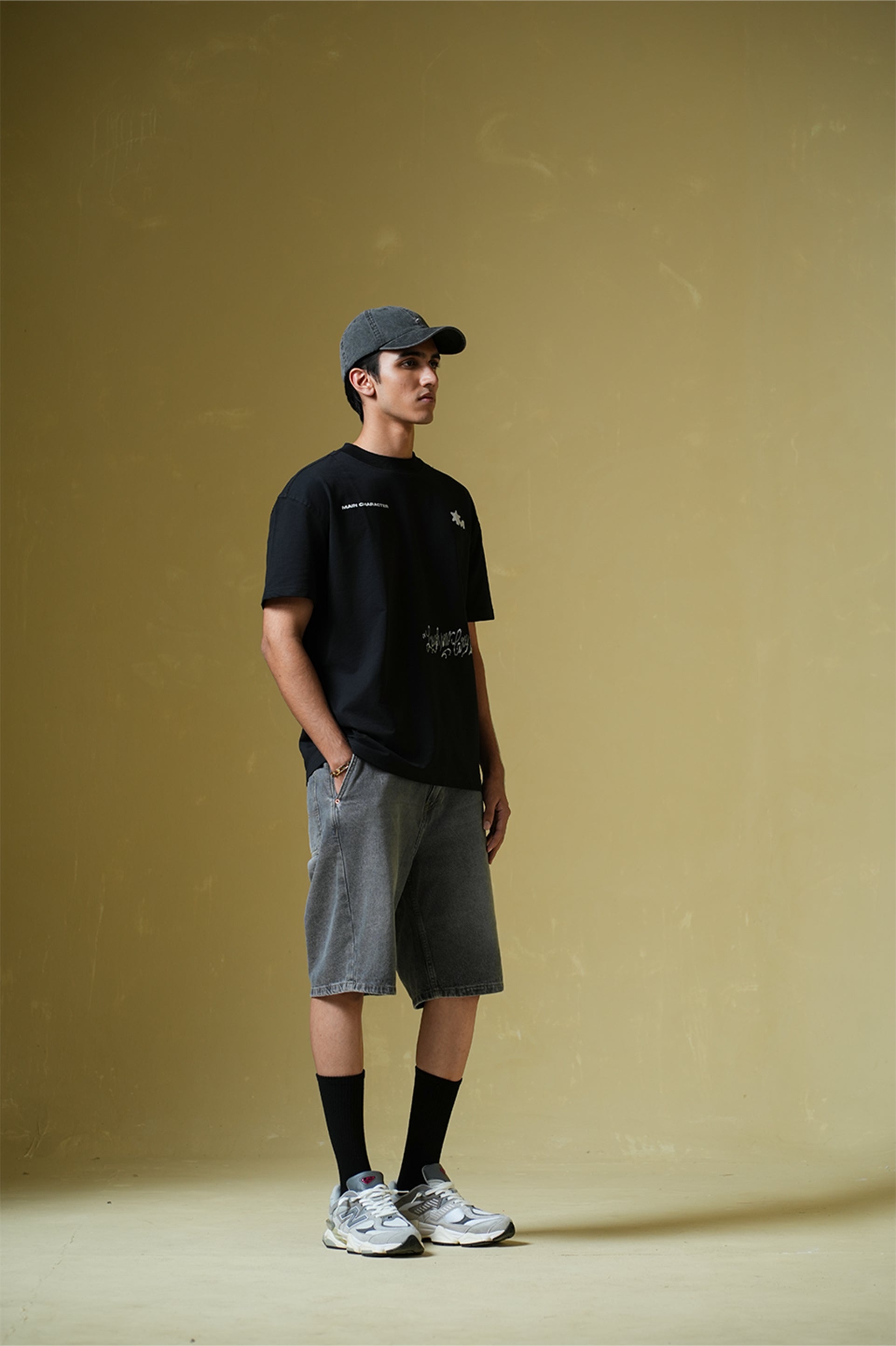 Buy Laugh Now Black Oversized T-Shirt Online at Main Character India