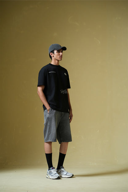 Buy Laugh Now Black Oversized T-Shirt Online at Main Character India