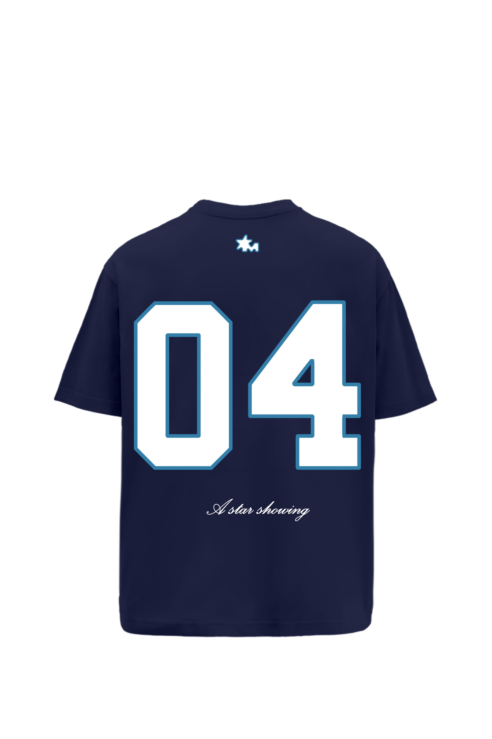 Buy Zeus Navy blue oversized t-shirt Online at Main Character India