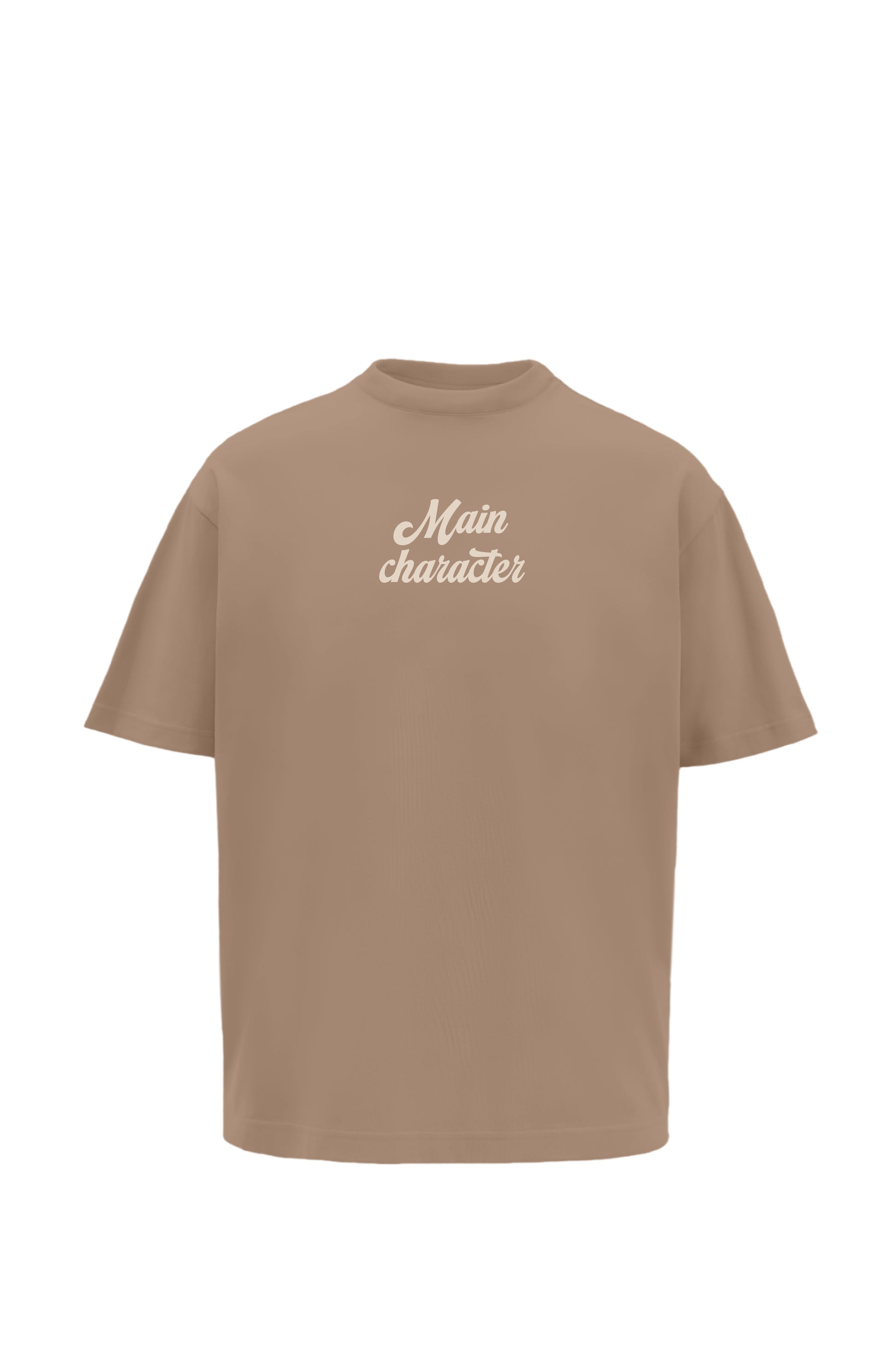 Buy Sky Society Light brown oversized t-shirt Online at Main Character India