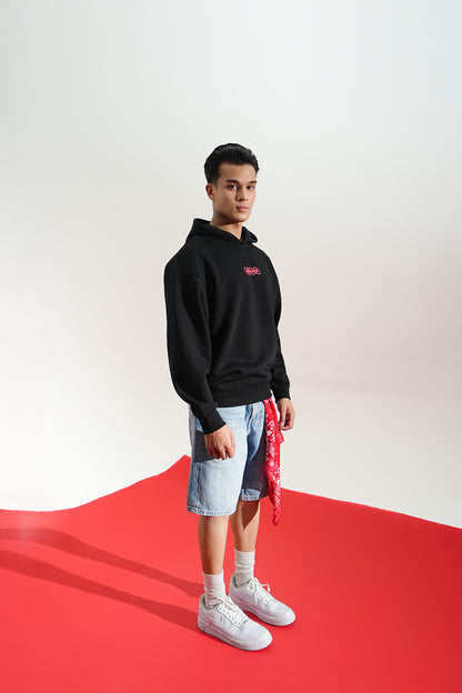 Buy DIGITAL BLACKOUT OVERSIZED HOODIE Online at Main Character India
