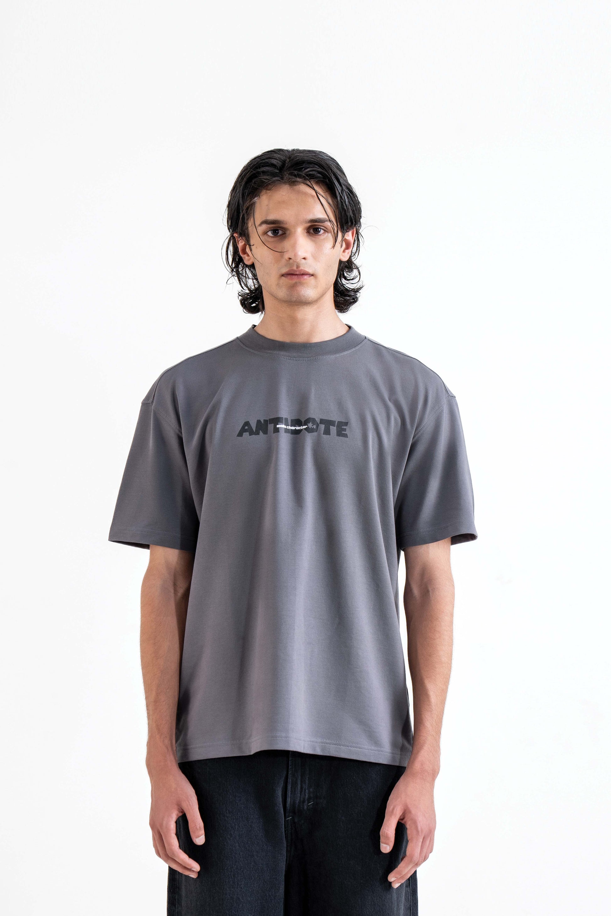 Buy Antidote Grey Oversized T-Shirt Online at Main Character India