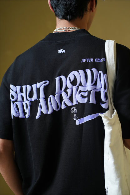 Buy Purple Haze Black Oversized T-Shirt Online at Main Character India