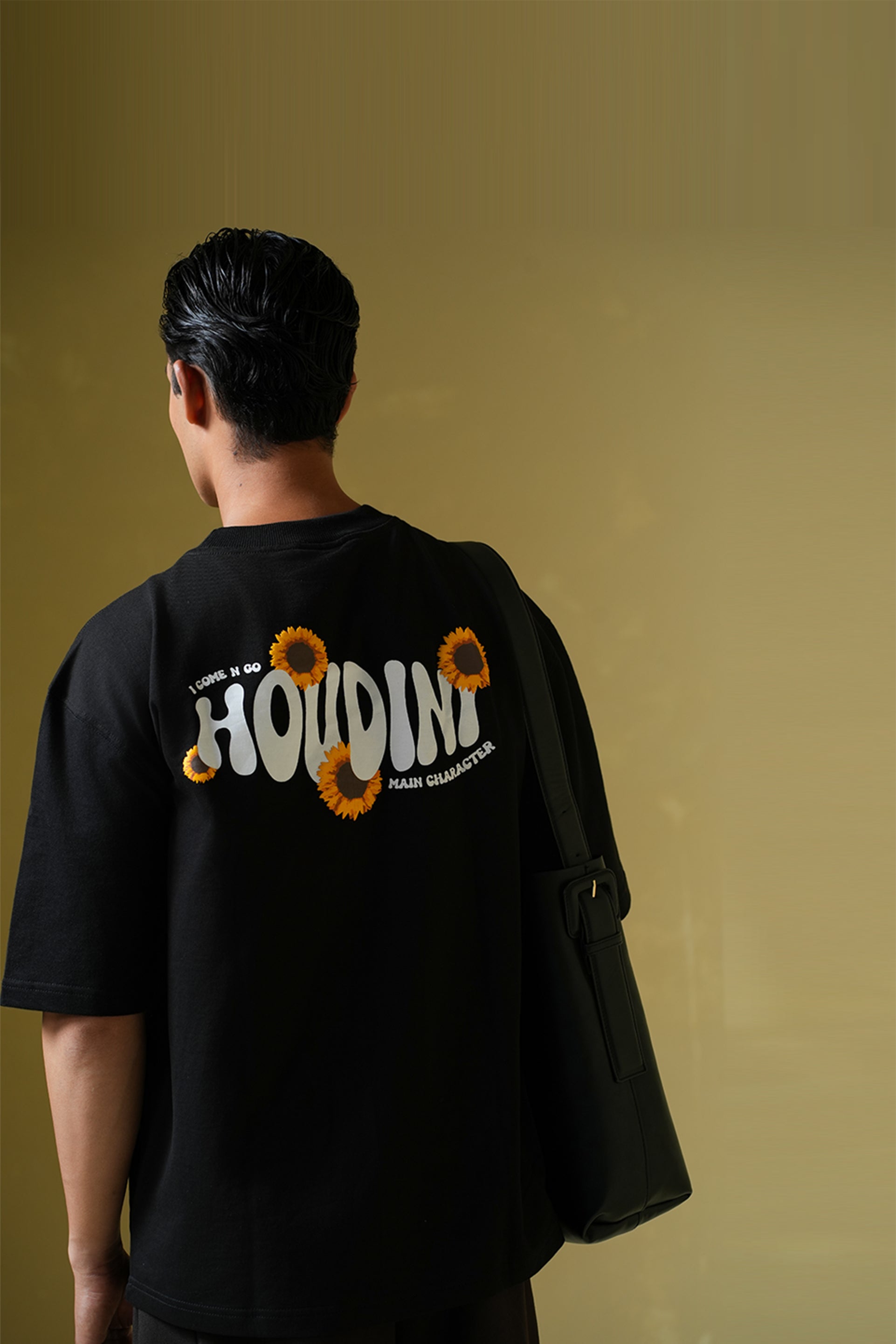 Buy Houdini Black Oversized T-Shirt Online at Main Character India