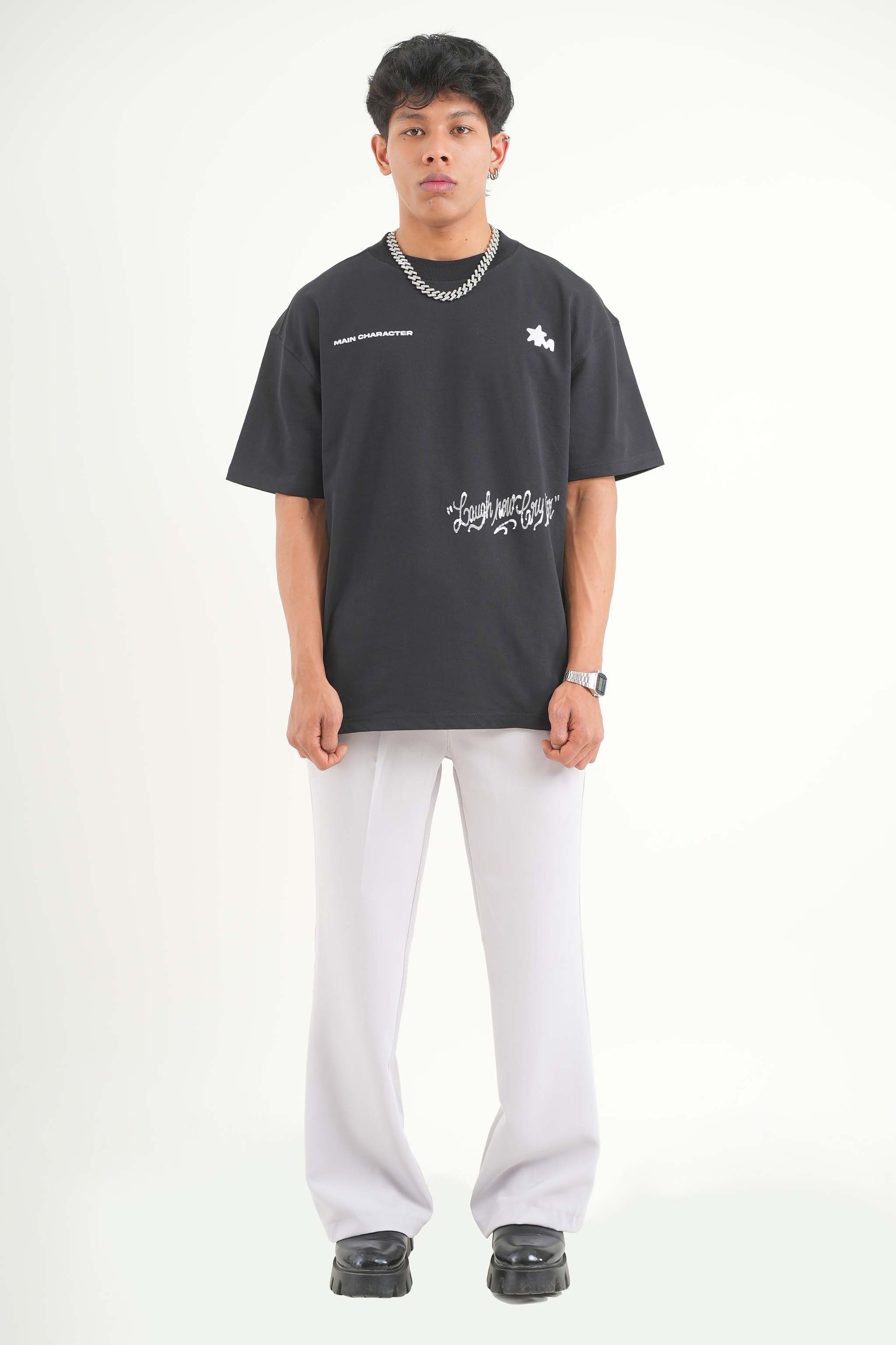 Buy Cloud Grey Korean Pant Online at Main Character India