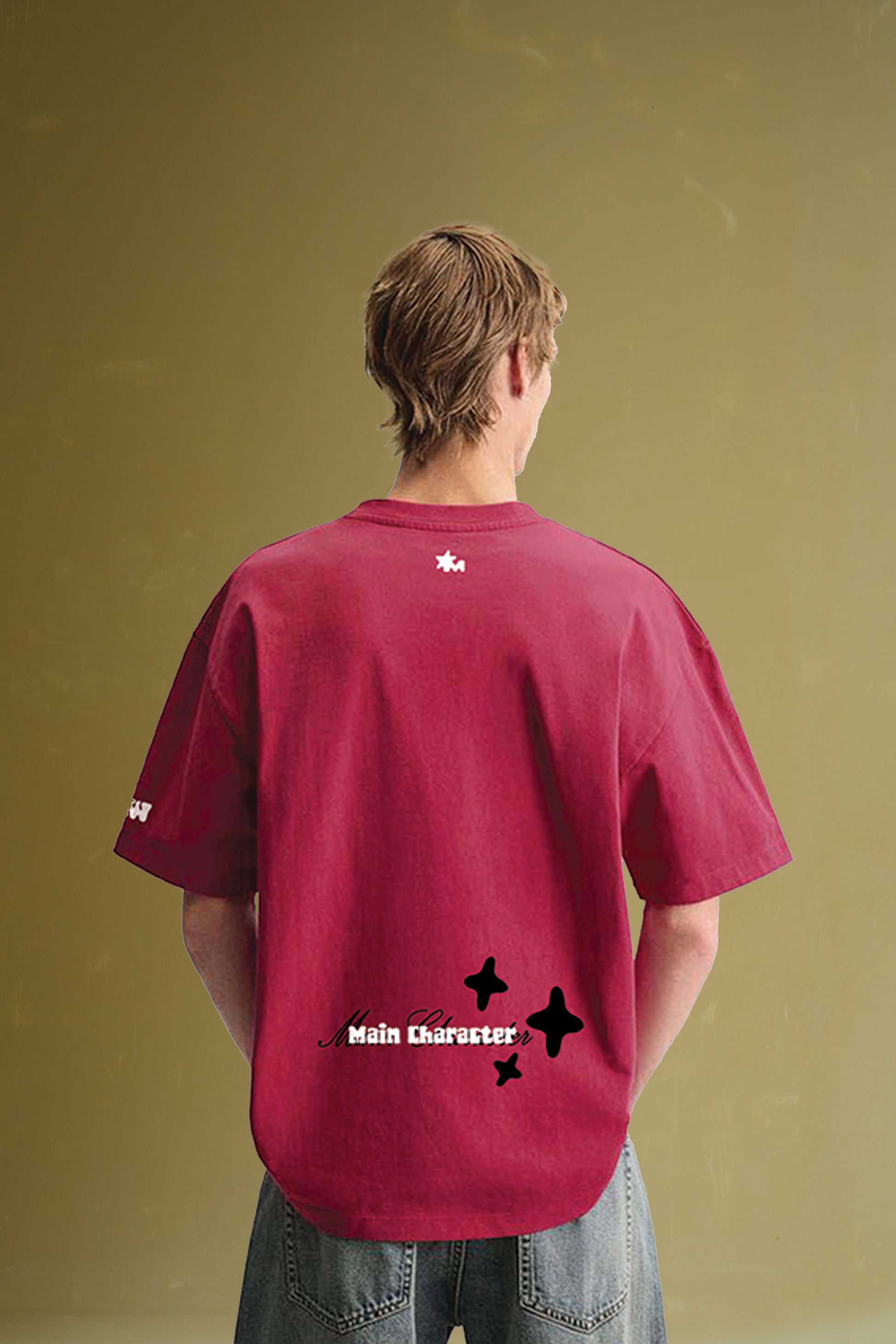 Buy La Casa Hot Pink Oversized T-Shirt Online at Main Character India