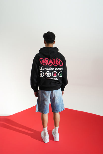 Buy DIGITAL BLACKOUT OVERSIZED HOODIE Online at Main Character India