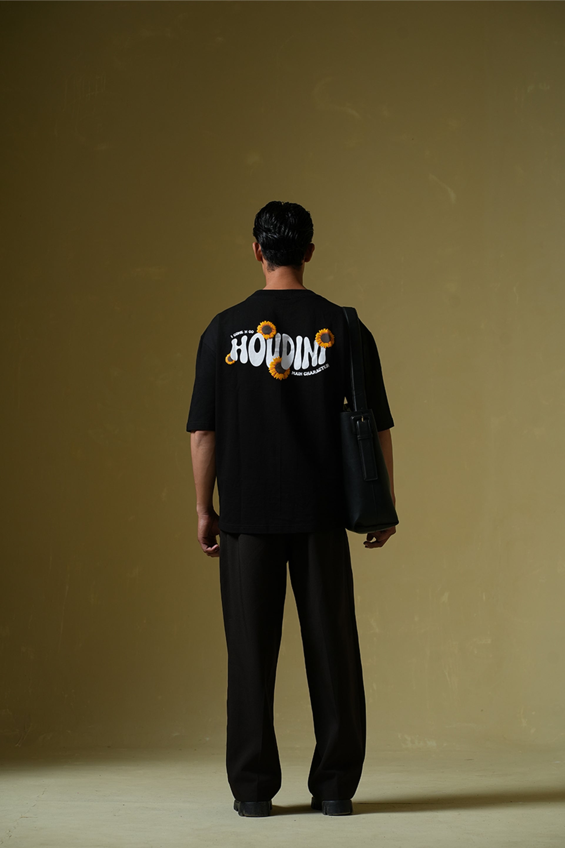 Buy Houdini Black Oversized T-Shirt Online at Main Character India
