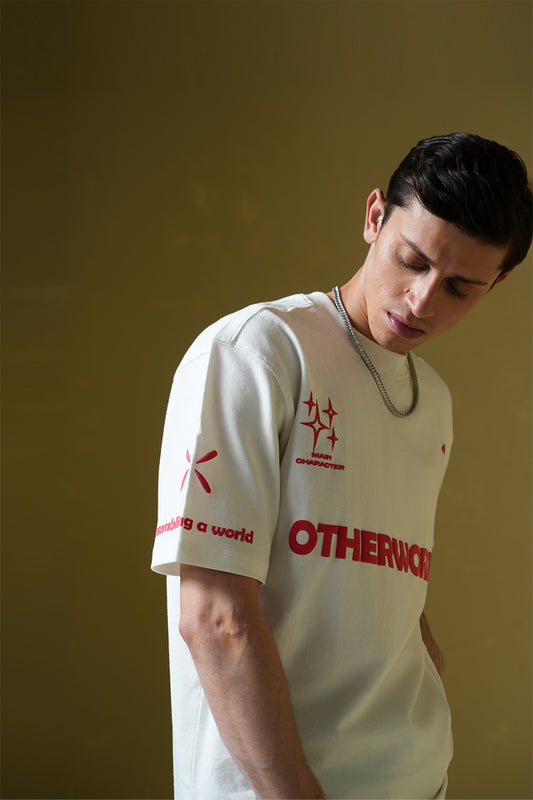 Otherworldly White Oversized T-Shirt - Buy Old Money Online in India at Main Character