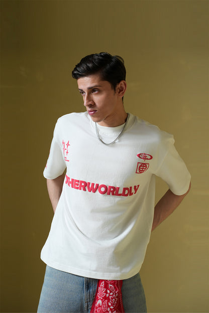 Buy Otherworldly White Oversized T-Shirt Online at Main Character India