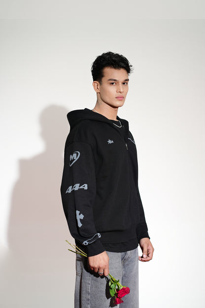 Buy IMPERIAL OVERSIZED ZIPPER HOODIE Online at Main Character India
