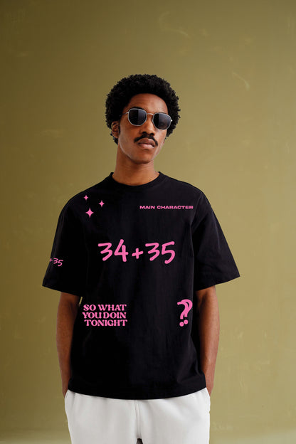 Buy 34+35 Oversized T-shirt Online at Main Character India