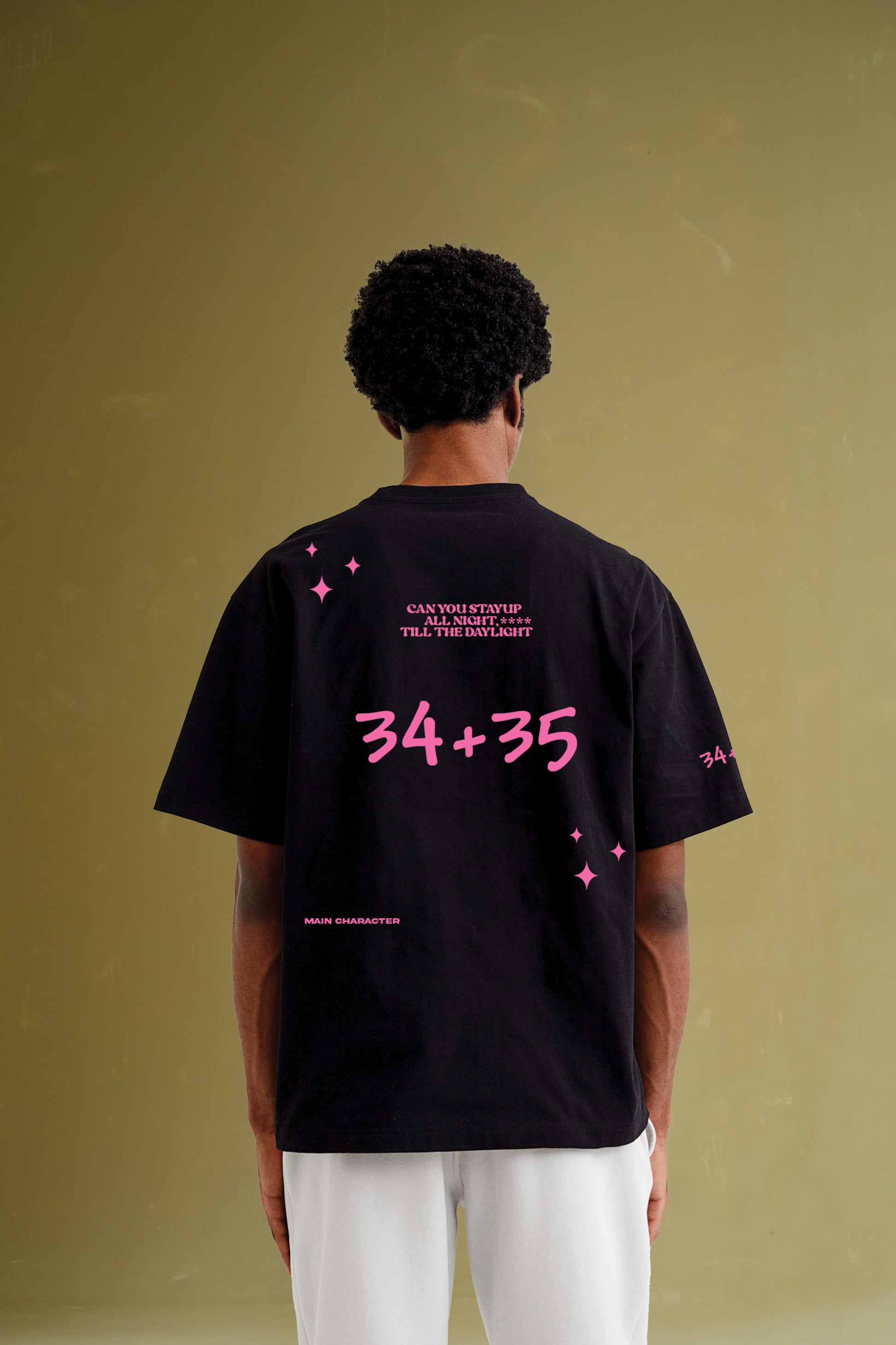 Buy 34+35 Oversized T-shirt Online at Main Character India