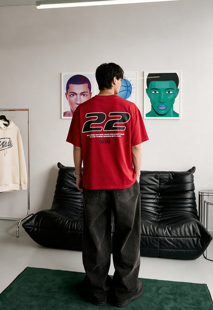 Far From Oversize T-Shirt in Fuchsia Pink