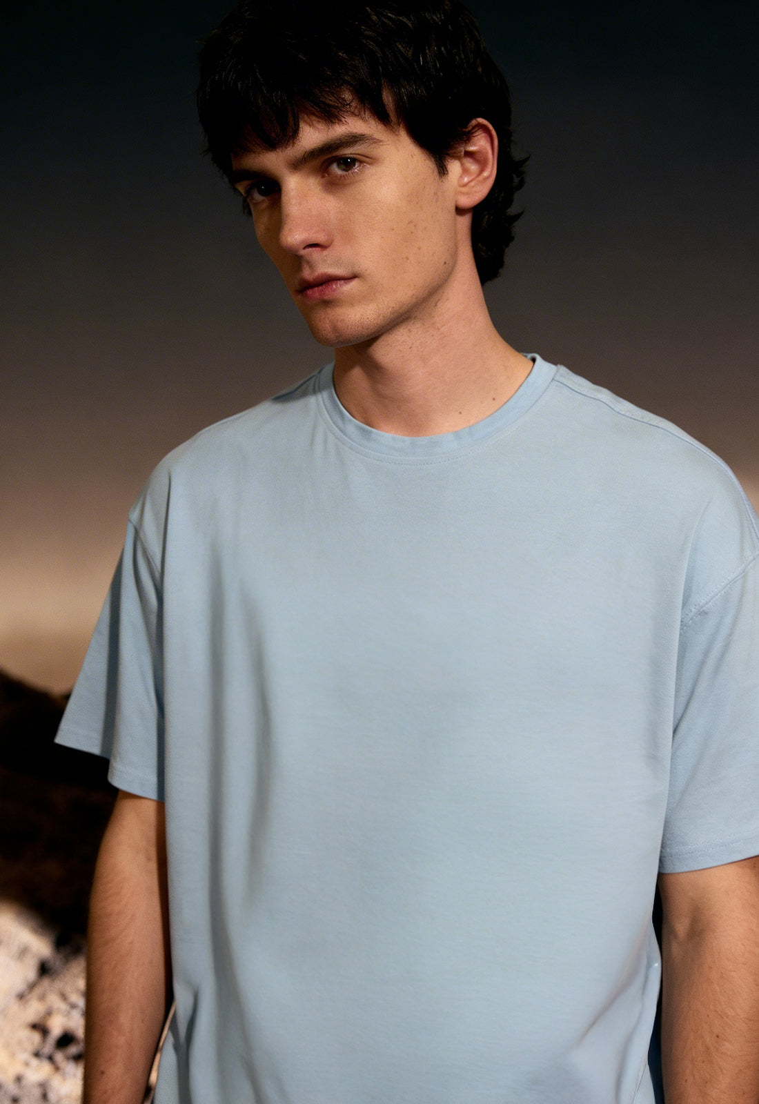 Staple Sky-Blue Summer T-Shirt