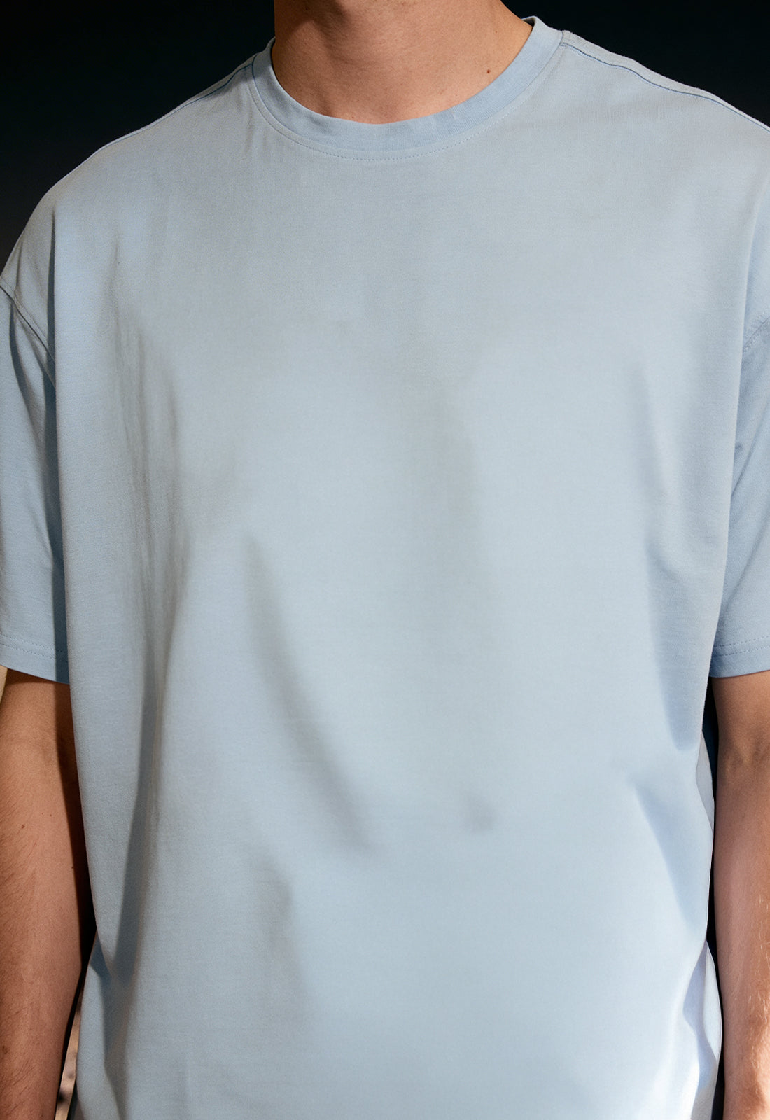 Buy Staple Sky-Blue Summer T-Shirt Online at Main Character India