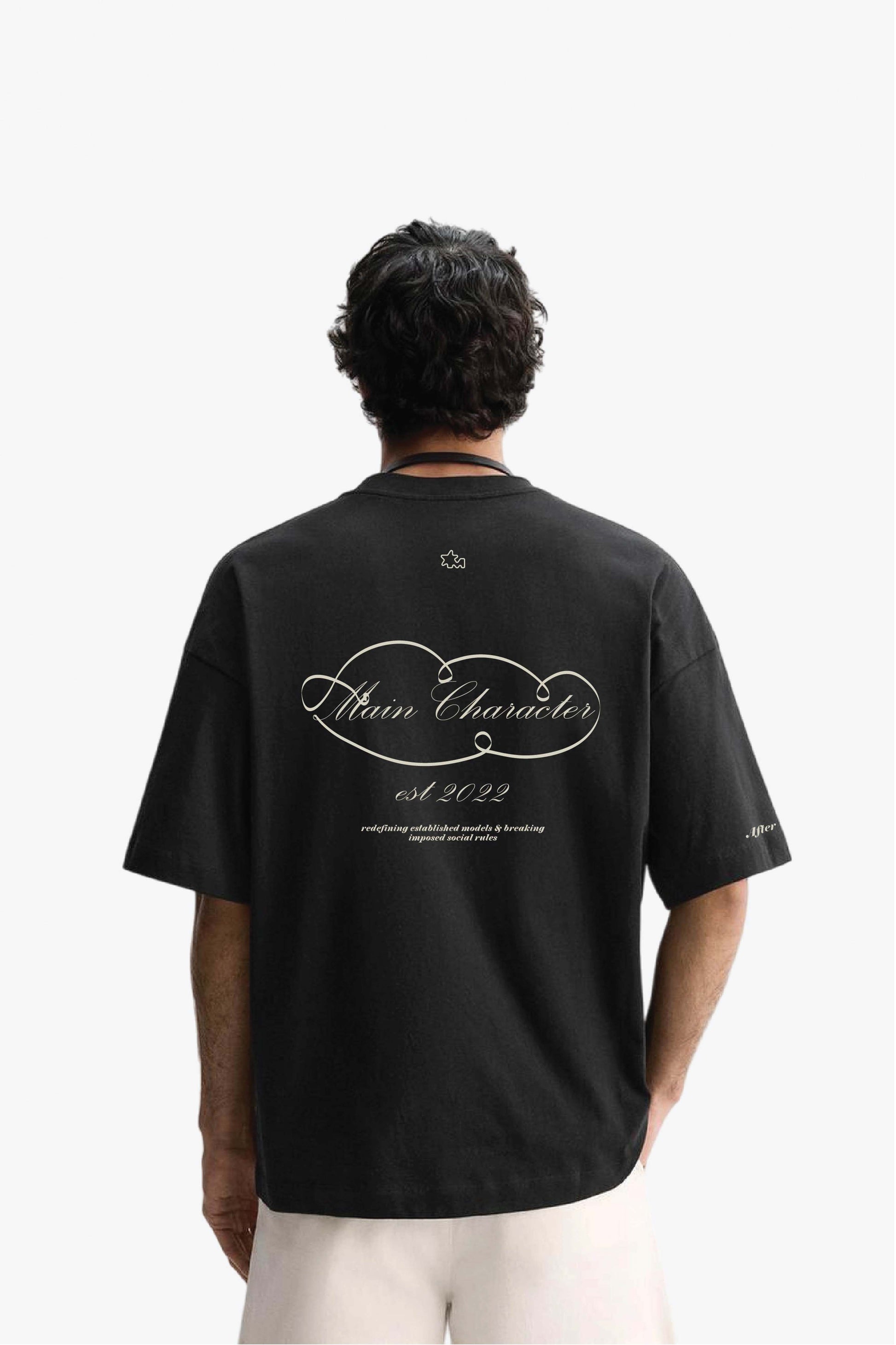 Buy Est 2022 Black Oversized T-Shirt Online at Main Character India