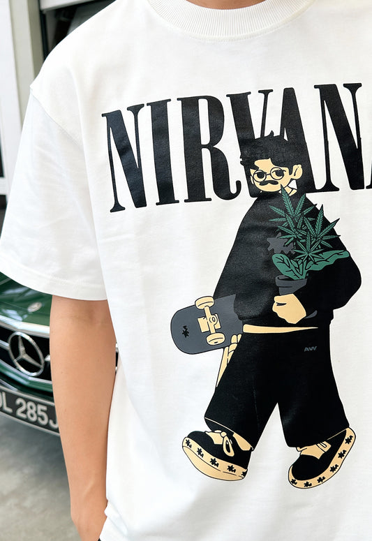 Buy Nirvana Heavyweight-Oversized T-Shirt Online at Main Character India