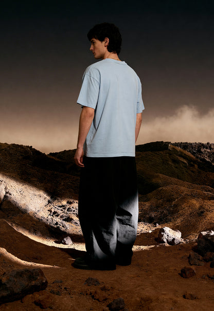 Buy Staple Sky-Blue Summer T-Shirt Online at Main Character India