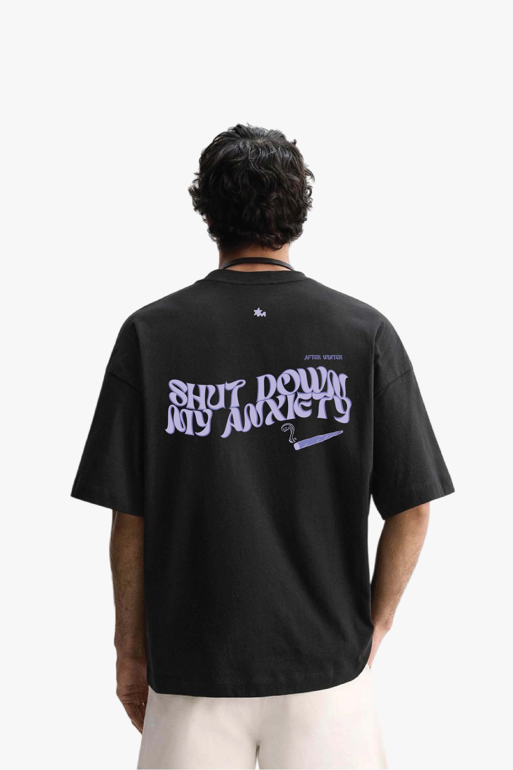 Buy Purple Haze Black Oversized T-Shirt Online at Main Character India