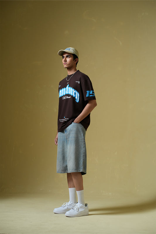 Sanctuary Brown Oversized t-shirt - Buy Old Money Online in India at Main Character