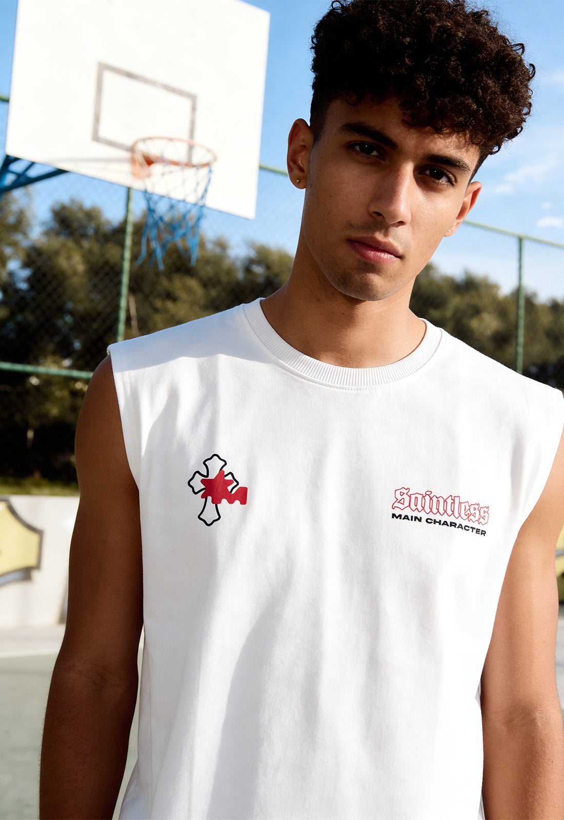 Saintless White Vest