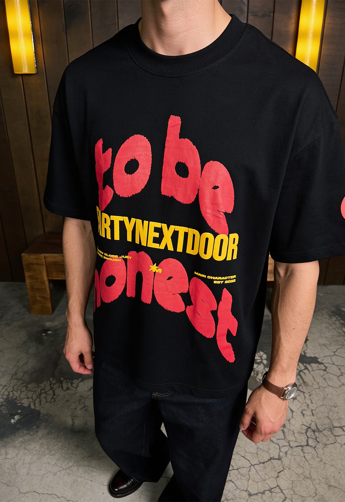 To Be Honest Heavyweight Oversized T-Shirt