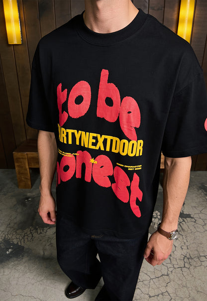 To Be Honest Heavyweight Oversized T-Shirt