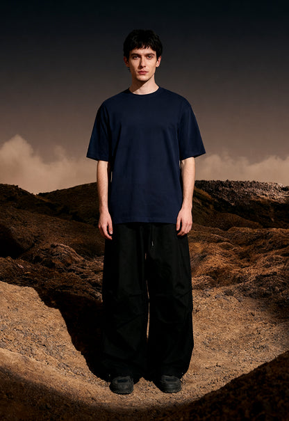 Buy Signature Navy-Blue Summer T-Shirt Online at Main Character India