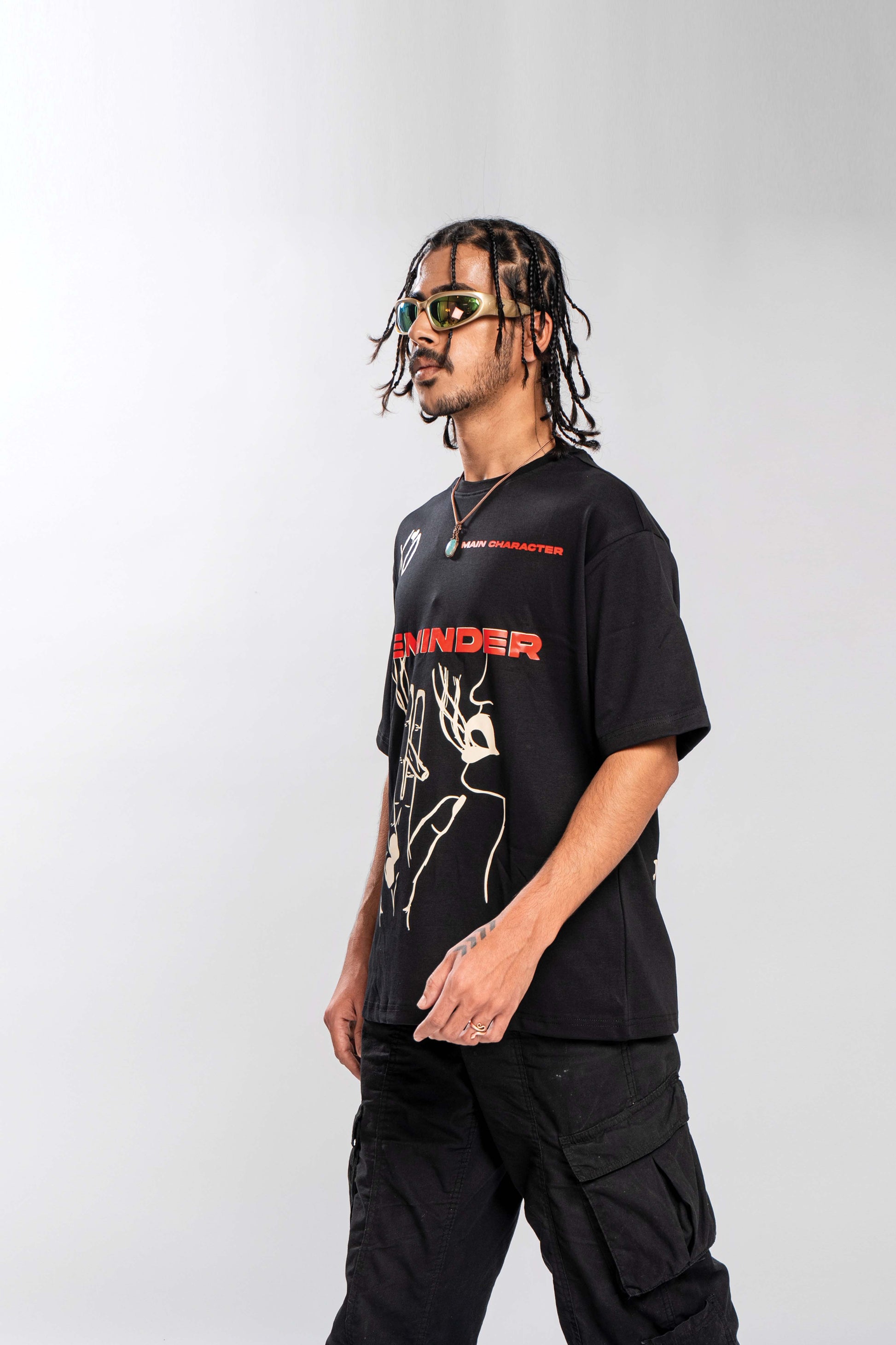 Buy Reminder Oversized T-shirt Online at Main Character India