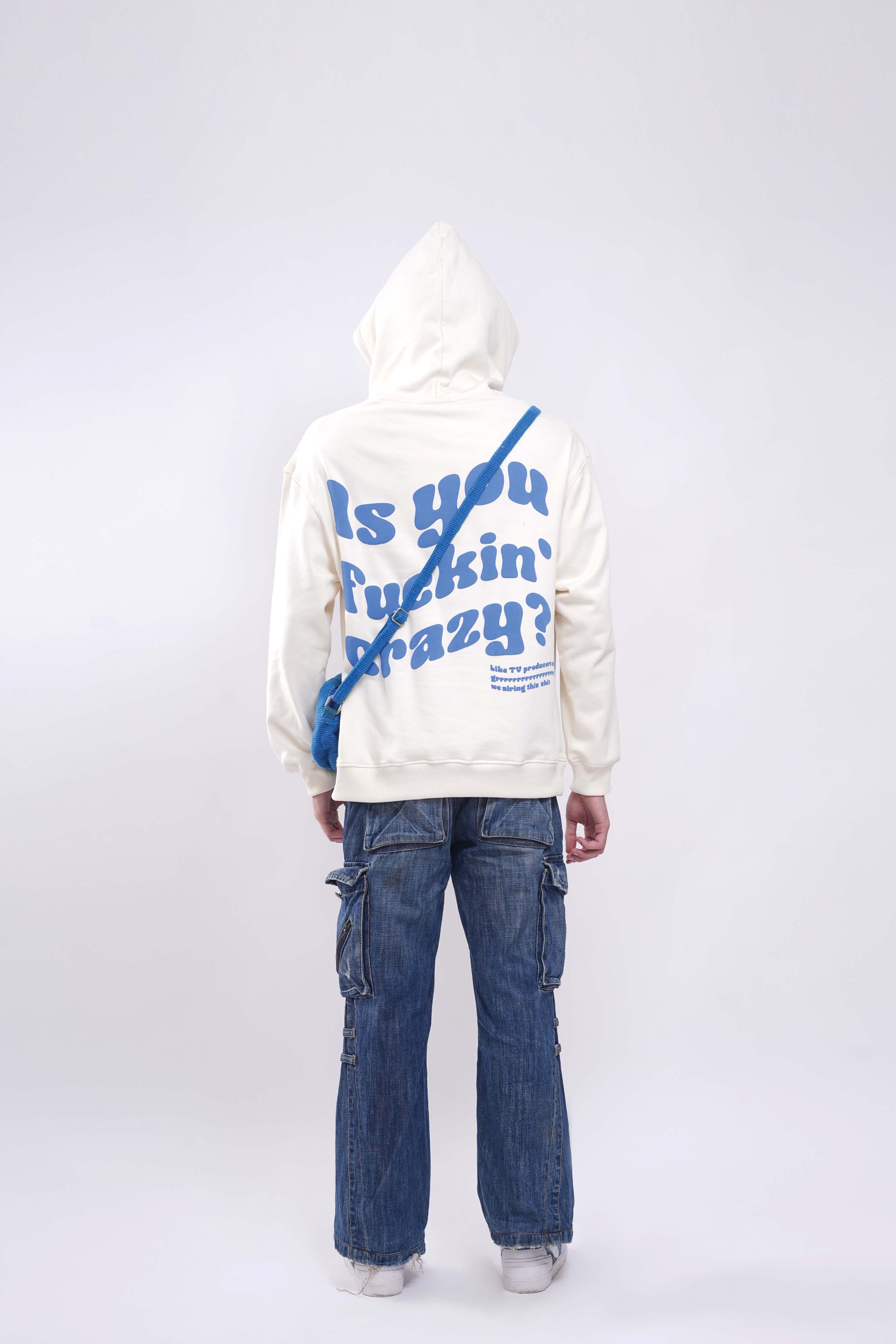 Buy Melt Down Cream Oversized Hoodie Online at Main Character India