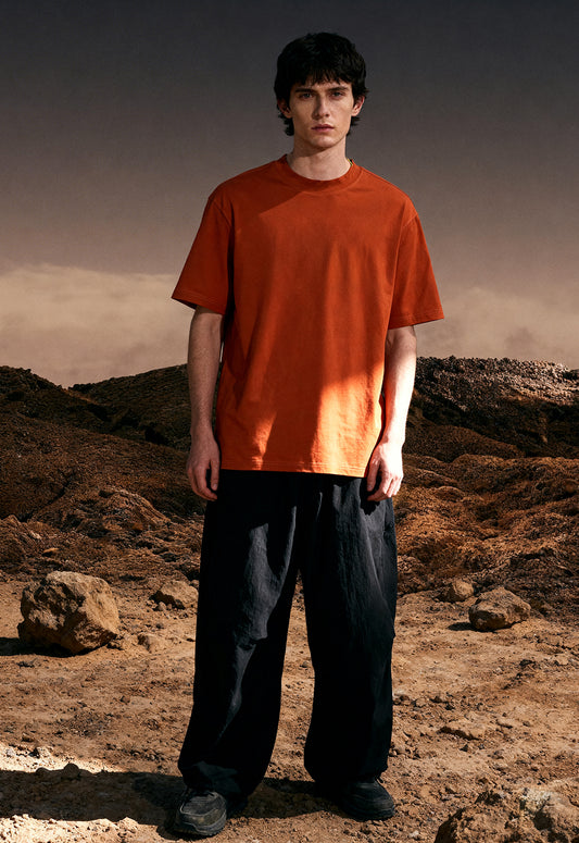 Buy Staple Orange Summer T-Shirt Online at Main Character India