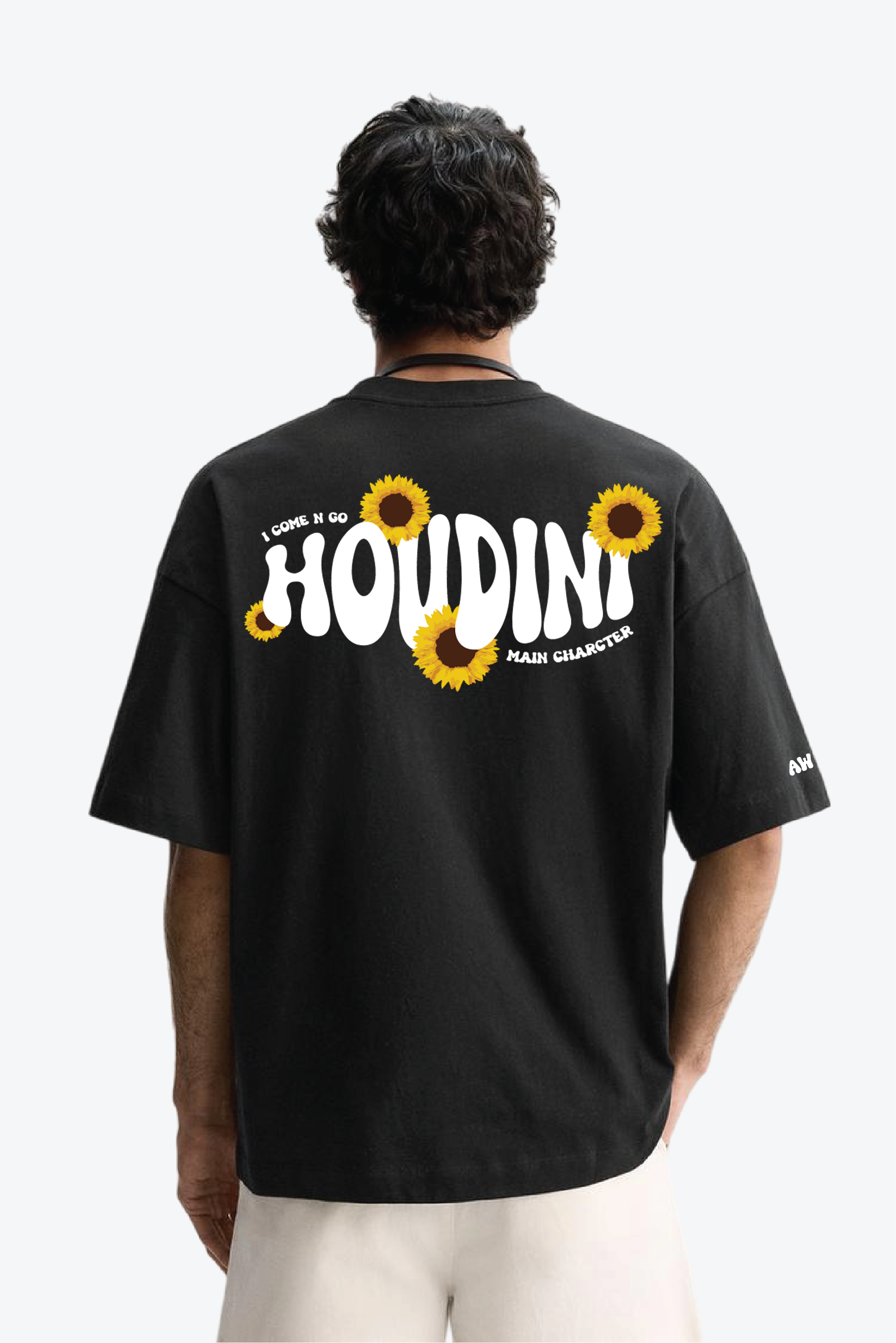 Houdini Black Oversized T-Shirt